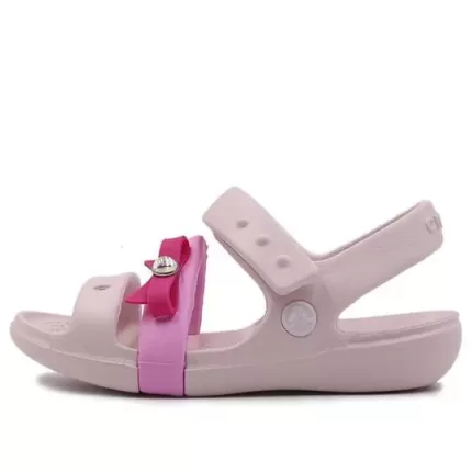 (PS) Crocs Keeley Charm Encerramento K ‘Rosa’