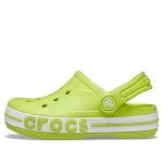 (PS) Crocs Outdoor Salto Plano Beach Sports Sandálias Verdes