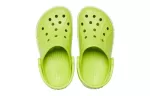 (PS) Crocs Outdoor Salto Plano Beach Sports Sandálias Verdes