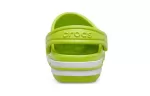 (PS) Crocs Outdoor Salto Plano Beach Sports Sandálias Verdes