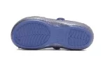 (PS) Crocs Outdoor Salto Plano Brilhante Sports Azul Sandálias