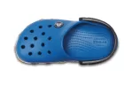 (PS) Crocs Pequena Crocs Mickey Cozy Antiderrapante Sports Azul Sandálias