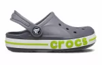 (PS) Crocs Pequena Crocs Outdoor Beach Sports Cinza Verde Sandálias ‘Grey Green’