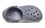 (PS) Crocs Pequena Crocs Outdoor Beach Sports Cinza Verde Sandálias ‘Grey Green’