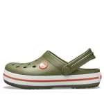 (PS) Crocs Pequena Crocs Sandálias Exército