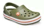 (PS) Crocs Pequena Crocs Sandálias Exército