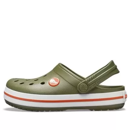 (PS) Crocs Pequena Crocs Sandálias Exército