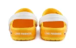 (PS) Crocs Pequena Crocs Sandálias Praia Amarelas