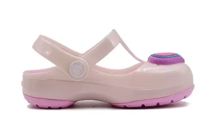 (PS) Crocs Pequena Crocs Sandálias Rosa