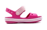 (PS) Crocs Pequena Crocs Sandálias Rosa Doce