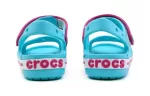 (PS) Crocs Pequena Crocs Sandálias praia azul gelo 12856-4FV