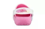 (PS) Crocs Pequena Crocs Spot Rose Sandálias Rosa