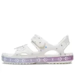 (PS) Crocs Sandálias Brancas Frozen Engraçadas
