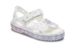 (PS) Crocs Sandálias Brancas Frozen Engraçadas