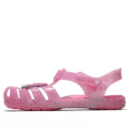 (PS) Crocs Sandálias Casual Cozy Leves Rosa Rosa
