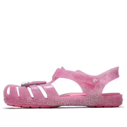 (PS) Crocs Sandálias Casual Cozy Leves Rosa Rosa