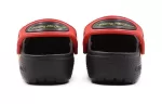 (PS) Crocs Sandálias Casual Engraçadas Pretas Vermelhas