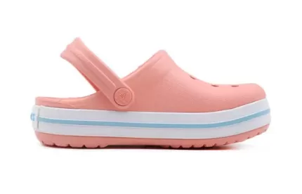 (PS) Crocs Sandálias Crocband Outdoor Casual Rosa