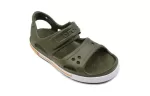 (PS) Crocs Sandálias Flat Casual Verde Exército 14854-309