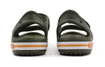 (PS) Crocs Sandálias Flat Casual Verde Exército 14854-309