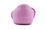 (PS) Crocs Sandálias Lina Flat Pequena Casual Rosa
