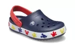 (PS) Crocs Sandálias Mickey Outdoor Salto Plano Sports Azul Profundo