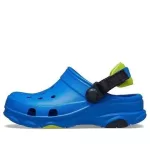 (PS) Crocs Sandálias Salto Raso Azul