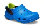 (PS) Crocs Sandálias Salto Raso Azul