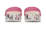 (PS) Crocs Sapato com padrão multicolorido branco