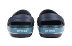 (PS) Crocs Sapato de praia engraçado Shark azul profundo