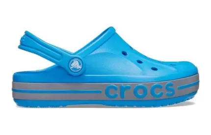 (PS) Crocs Tamanco Bayaband ‘Carvão Azul’