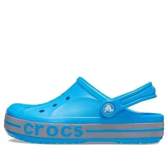(PS) Crocs Tamanco Bayaband ‘Carvão Azul’