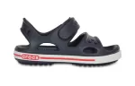 (PS) Crocs Velcro Flat Sports Deep Blue Sandálias 14854-462