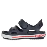 (PS) Crocs Velcro Flat Sports Deep Blue Sandálias 14854-462