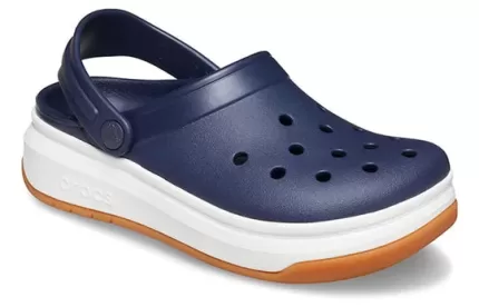 Sandálias Crocsband Full Force Sola Grossa Unissex Azul Branco