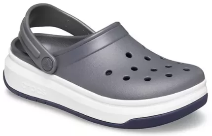 Sandálias Crocsband Full Force Thick Sole Cinza
