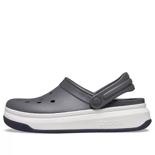 Sandálias Crocsband Full Force Thick Sole Cinza