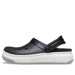 Sandálias Crocsband Full Force Thick Sole Preto Branco Unissex