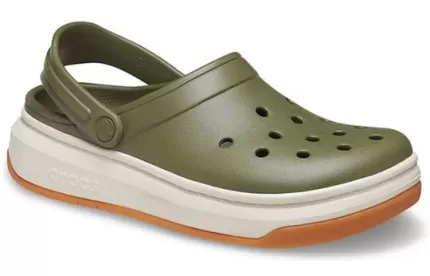 Sandálias Crocsband Full Force Thick Sole Verde Unissex