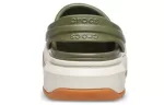 Sandálias Crocsband Full Force Thick Sole Verde Unissex