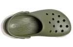 Sandálias Crocsband Full Force Thick Sole Verde Unissex