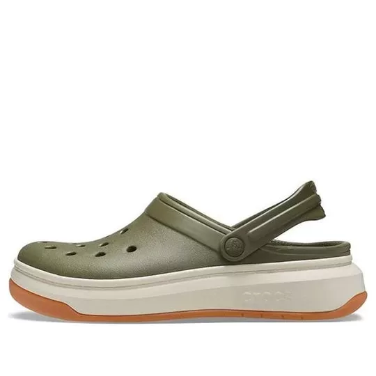 Sandálias Crocsband Full Force Thick Sole Verde Unissex
