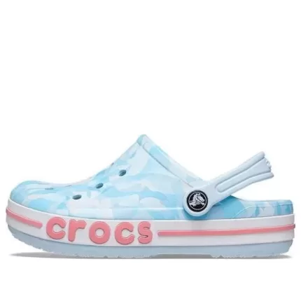 (TD) Crocs Bayaband Bubble Camo Clogs ‘Mineral Azul Rosa’
