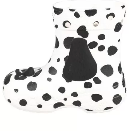 (TD) Crocs Classic EU SOU Dálmata Boots ‘Branco Preto’