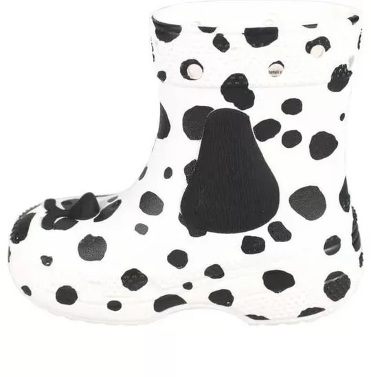 (TD) Crocs Classic EU SOU Dálmata Boots ‘Branco Preto’