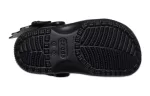 (TD) Crocs Classic Eu sou morcego Clogs ‘Preto Branco’