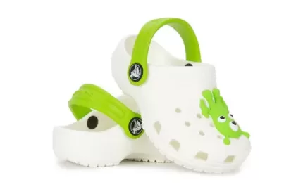 (TD) Crocs Classic Glow Alien Clog ‘Branco Verde’