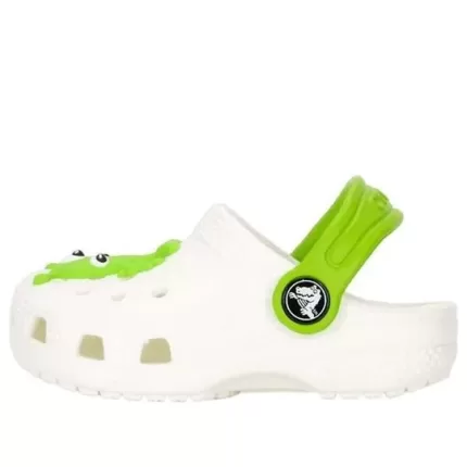 (TD) Crocs Classic Glow Alien Clog ‘Branco Verde’