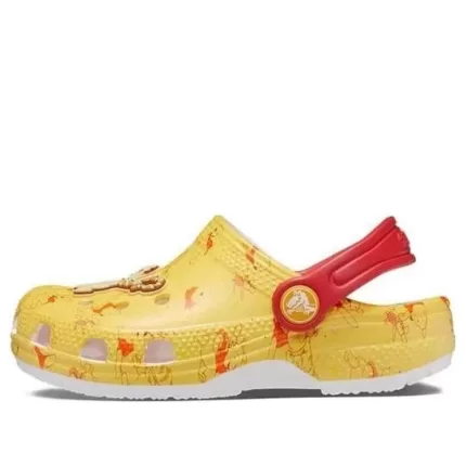 (TD) Crocs Classic Ursinho Pooh Clogs ‘Amarelo Vermelho’