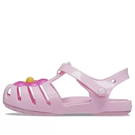 (TD) Crocs Isabella Charm Sandálias ‘Rosa’